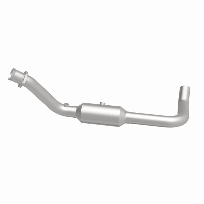 MagnaFlow 5451651 carb direct-fit catalytic converter, side view of the turntable spin