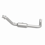MagnaFlow 5451651 carb direct-fit catalytic converter, side view of the turntable spin