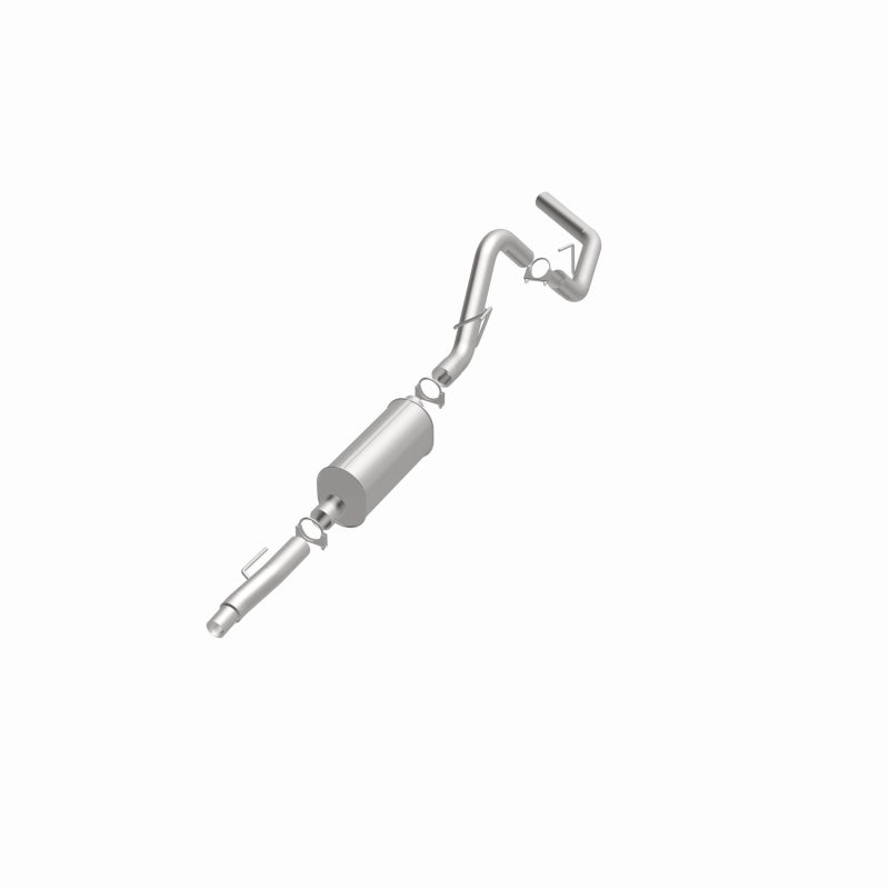 BRExhaust 106-0808 direct-fit exhaust kit, opposite front three-quarter view of the turntable spin