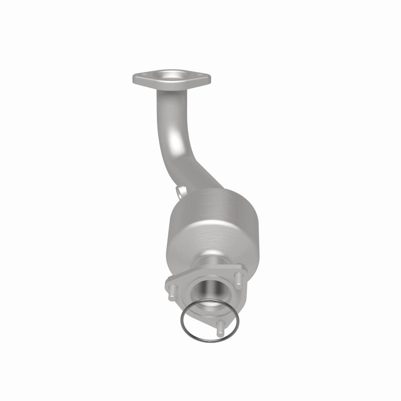 MagnaFlow 21-978 oem grade direct-fit catalytic converter, rear three-quarter view of the turntable spin