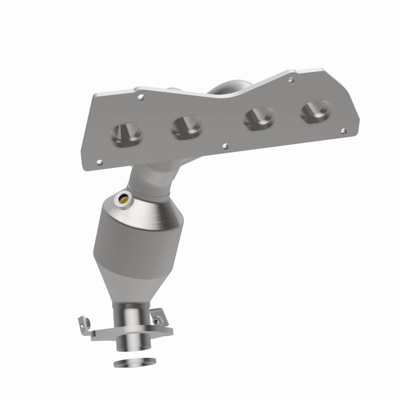 MagnaFlow 5531519 carb manifold converter, opposite side view of the turntable spin