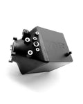 Angled view of chargecooler body and end tank
