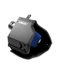 Angled view of assembled MINI intake housing