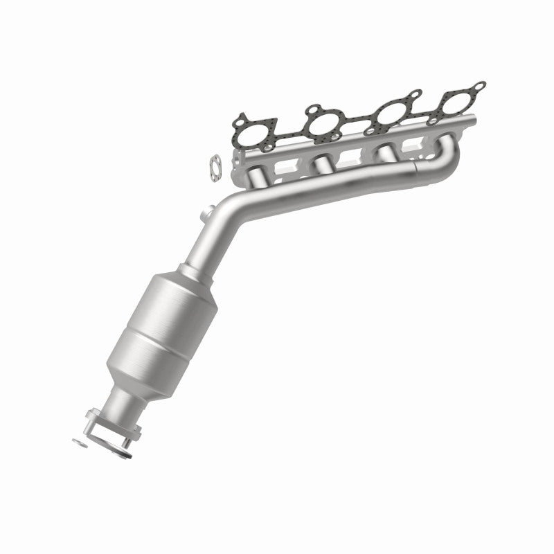 MagnaFlow 5582217 carb manifold converter, rear view of the turntable spin