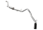 A top view of Stillen Cat Back Side Exit Exhaust System with Black Tips for Toyota Tacoma 2024+ with white background