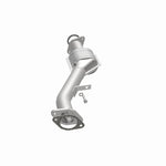 MagnaFlow 5421025 carb direct-fit catalytic converter, opposite side view of the turntable spin
