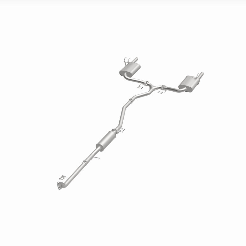 BRExhaust 106-0999 direct-fit exhaust kit, opposite front three-quarter view of the turntable spin