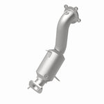 MagnaFlow 21-408 oem grade direct-fit catalytic converter, rear view of the turntable spin