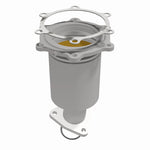MagnaFlow 4451499 carb direct-fit catalytic converter, front three-quarter view of the turntable spin