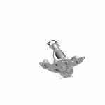 MagnaFlow 5531253 carb manifold converter, opposite side view of the turntable spin