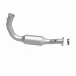 MagnaFlow 5451583 carb direct-fit catalytic converter, side view of the turntable spin