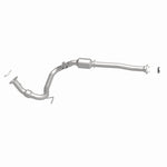 MagnaFlow 52609 oem grade direct-fit catalytic converter, side view of the turntable spin