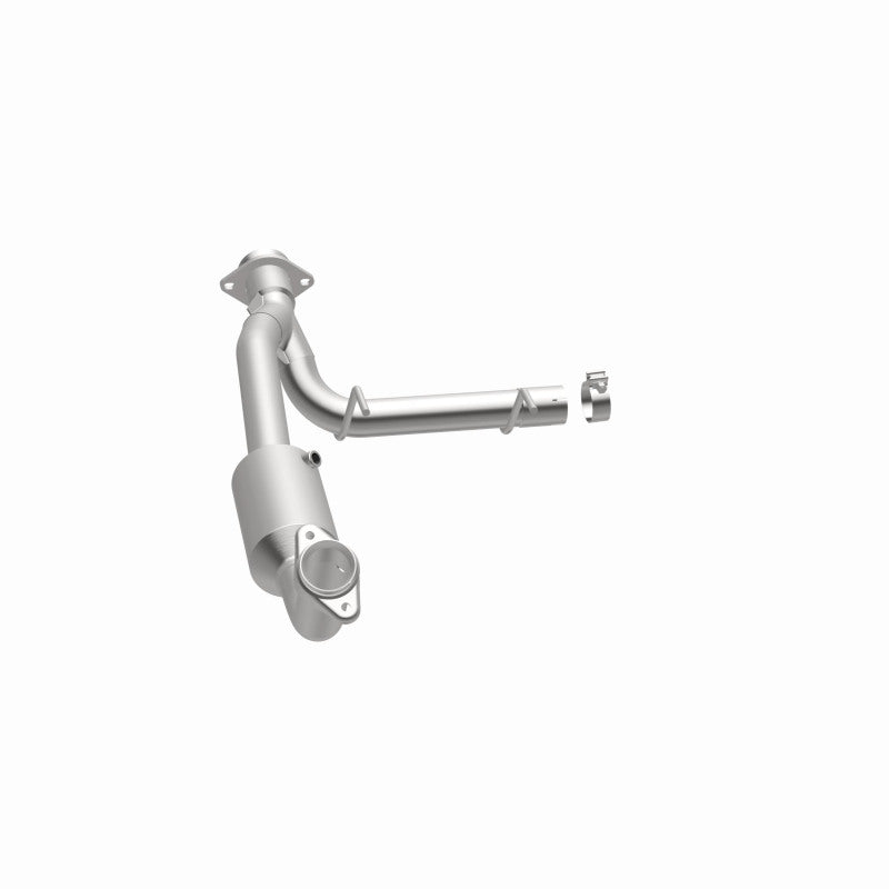 MagnaFlow 4451165 carb direct-fit catalytic converter, opposite side view of the turntable spin