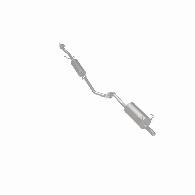 BRExhaust 106-0086 direct-fit exhaust kit, rear three-quarter view of the turntable spin