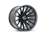 Vossen HFX-2 24x11 - 8x170 - ET0 - Deep Face - 125.1 - Satin Black Wheel
