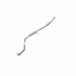 MagnaFlow 4481610 carb direct-fit catalytic converter, rear view of the turntable spin
