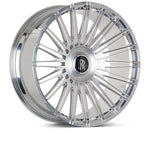 VOSSEN FORGED S17-14 - 21X10 - 5X112 - ET20 - BRUSHED GLOSS CLEAR - G70 7 SERIES - REAR - Incl. Cap