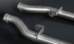 Capristo BMW M3 E92 stainless mid-pipes with mounting brackets