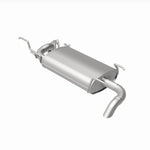 BRExhaust 108-0002 muffler, rear view of the turntable spin