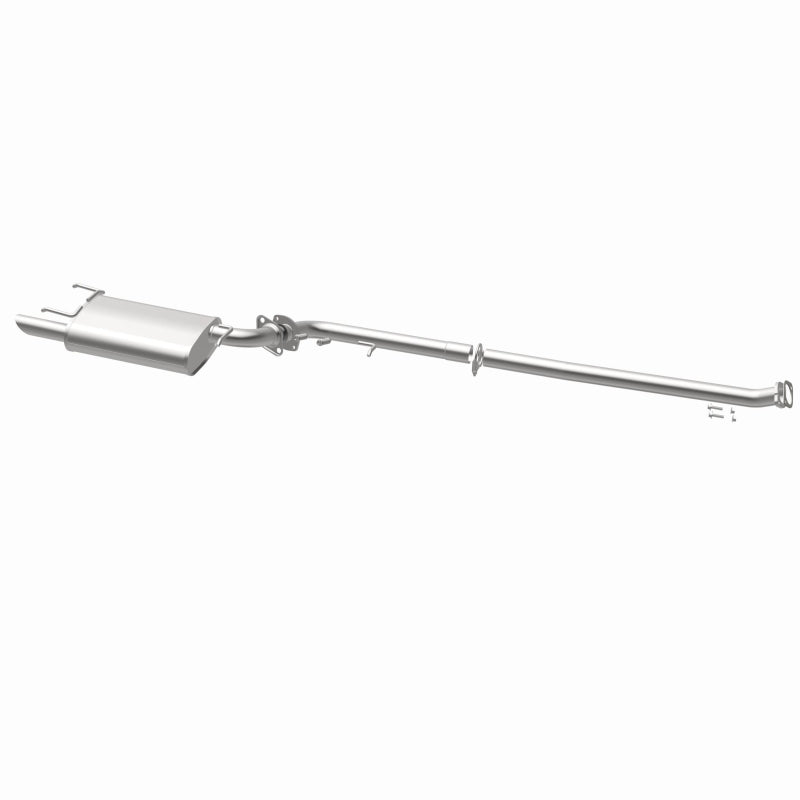 BRExhaust 106-0746 direct-fit exhaust kit, opposite rear three-quarter view of the turntable spin