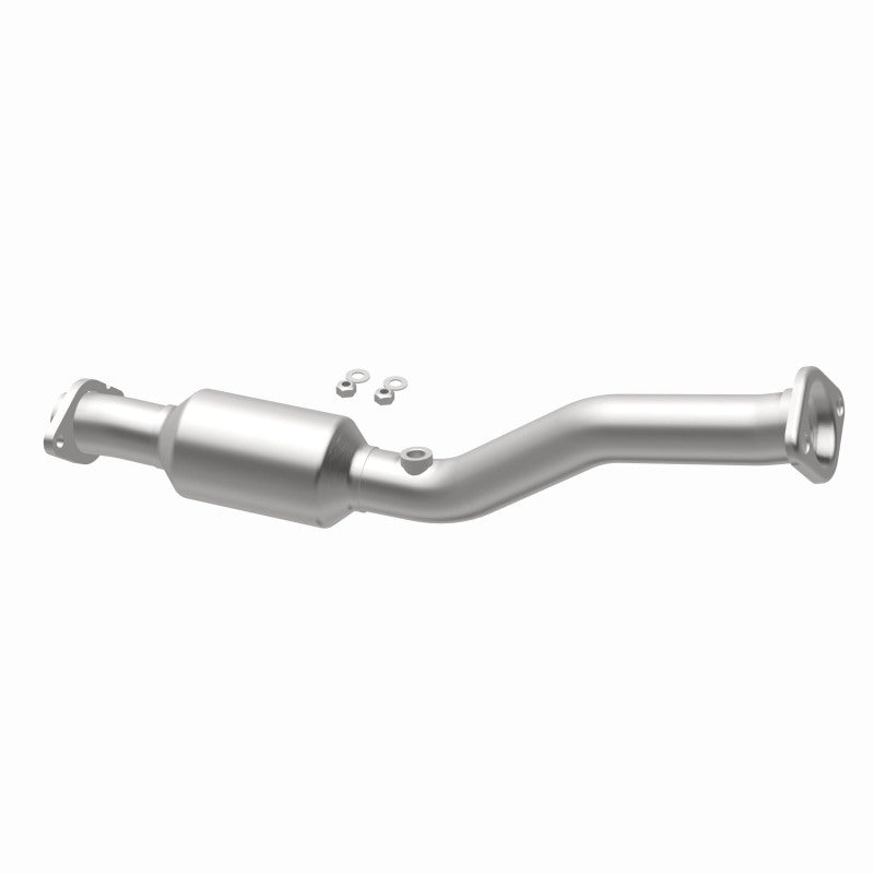 MagnaFlow 52709 oem grade direct-fit catalytic converter, opposite rear three-quarter view of the turntable spin
