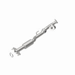 MagnaFlow 5592699 carb direct-fit catalytic converter, rear view of the turntable spin