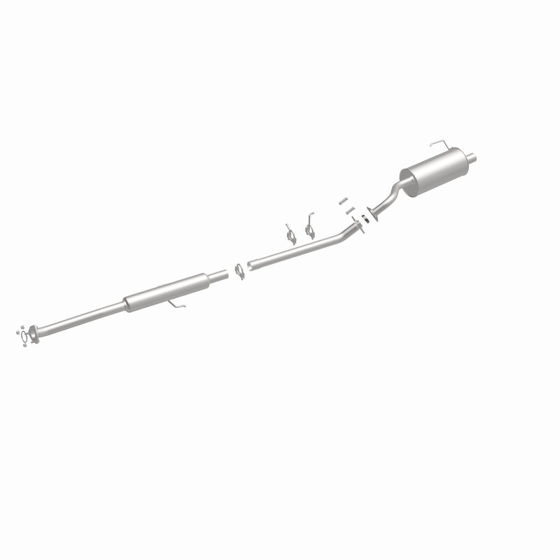 BRExhaust 106-0722 direct-fit exhaust kit, front three-quarter view of the turntable spin