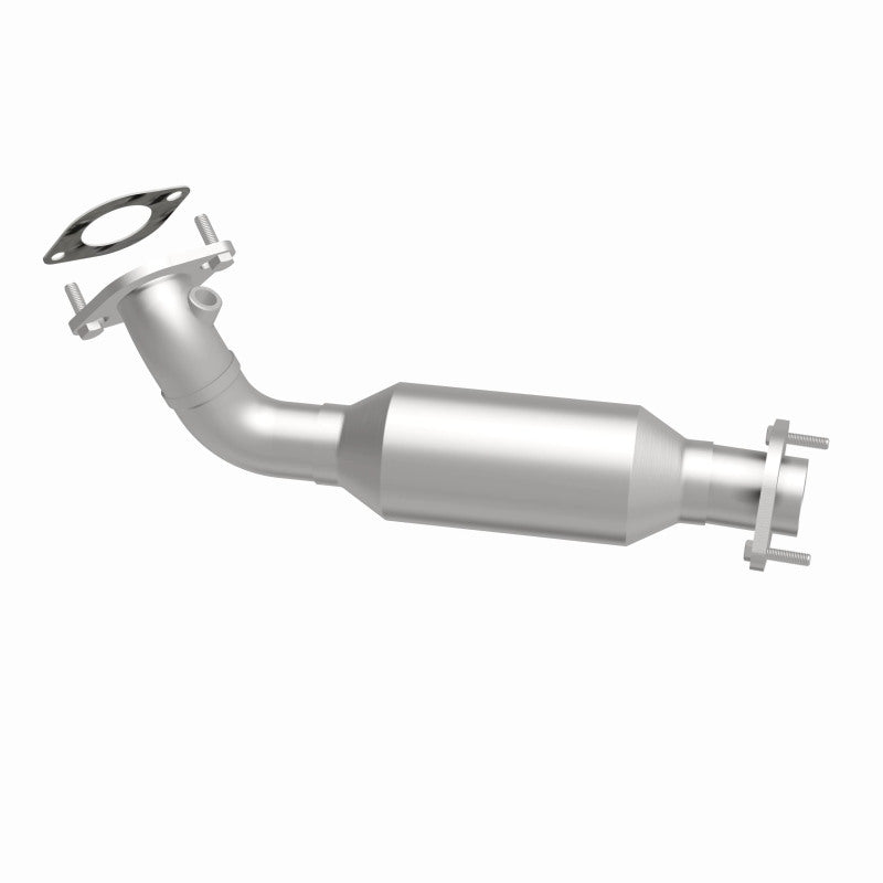 MagnaFlow 5451171 carb direct-fit catalytic converter, side view of the turntable spin