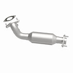 MagnaFlow 5451171 carb direct-fit catalytic converter, side view of the turntable spin
