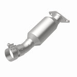 MagnaFlow 52448 oem grade direct-fit catalytic converter, rear view of the turntable spin