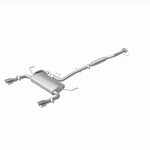 BRExhaust 106-0284 direct-fit exhaust kit, rear view of the turntable spin