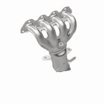 MagnaFlow 5531145 carb manifold converter, rear view of the turntable spin