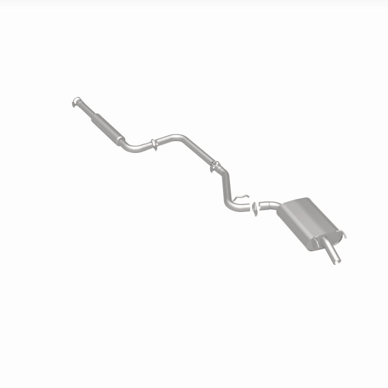 BRExhaust 106-0109 direct-fit exhaust kit, rear three-quarter view of the turntable spin