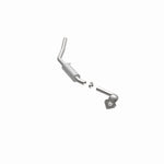 MagnaFlow 21-510 oem grade direct-fit catalytic converter, opposite side view of the turntable spin