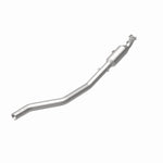 MagnaFlow 5451173 carb direct-fit catalytic converter, rear view of the turntable spin