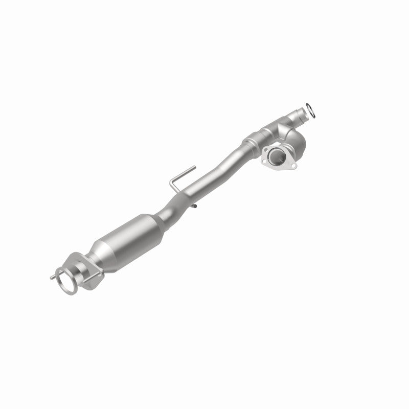 MagnaFlow 52702 oem grade direct-fit catalytic converter, rear view of the turntable spin