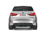 Akrapovic BMW X5M (F85) Rear Carbon Fiber Diffuser - Matte DI-BM/CA/2 for BMW X5 M F85 2015-2018, rear view