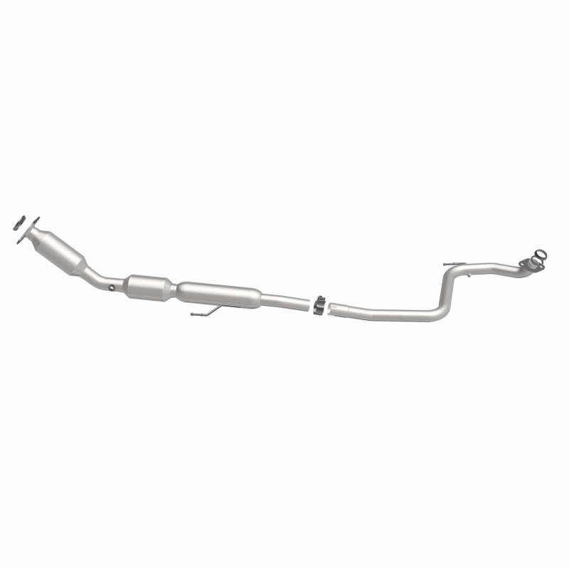 MagnaFlow 551159 carb direct-fit catalytic converter, side view of the turntable spin