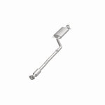 MagnaFlow 280592 oem grade direct-fit catalytic converter, opposite front three-quarter view of the turntable spin