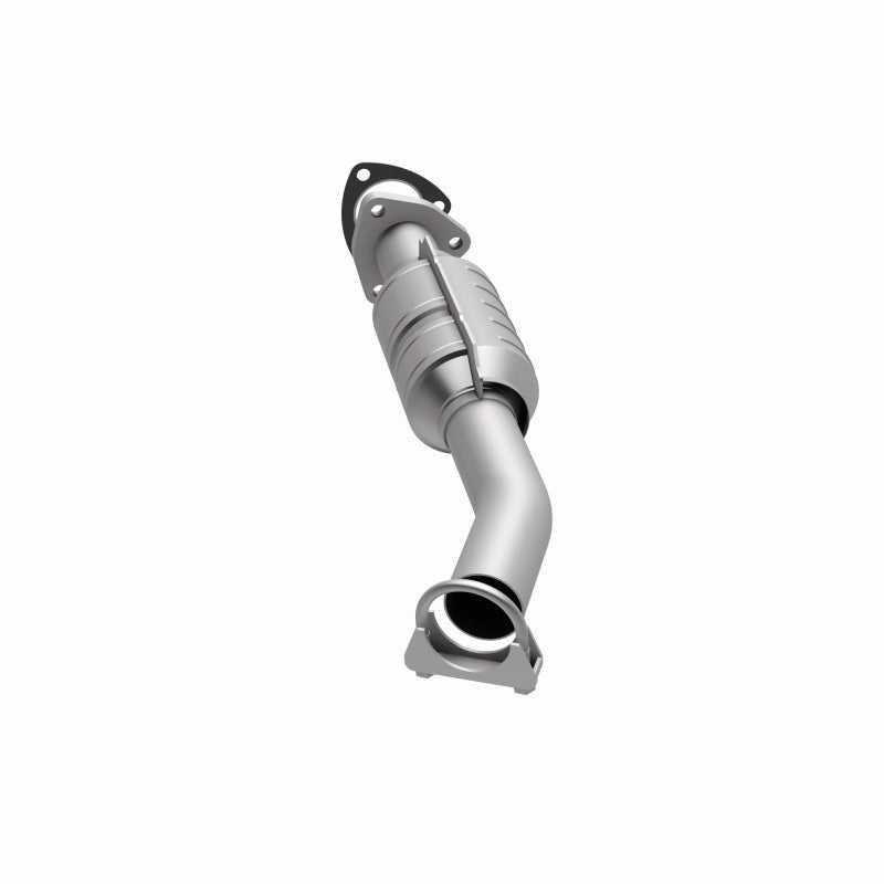 MagnaFlow 557812 carb direct-fit catalytic converter, opposite side view of the turntable spin