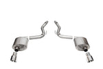 Corsa 24+ Ford Mustang GT Touring Axle-Back Dual Rear Exit with 4.5in Pro Series Polished Tips