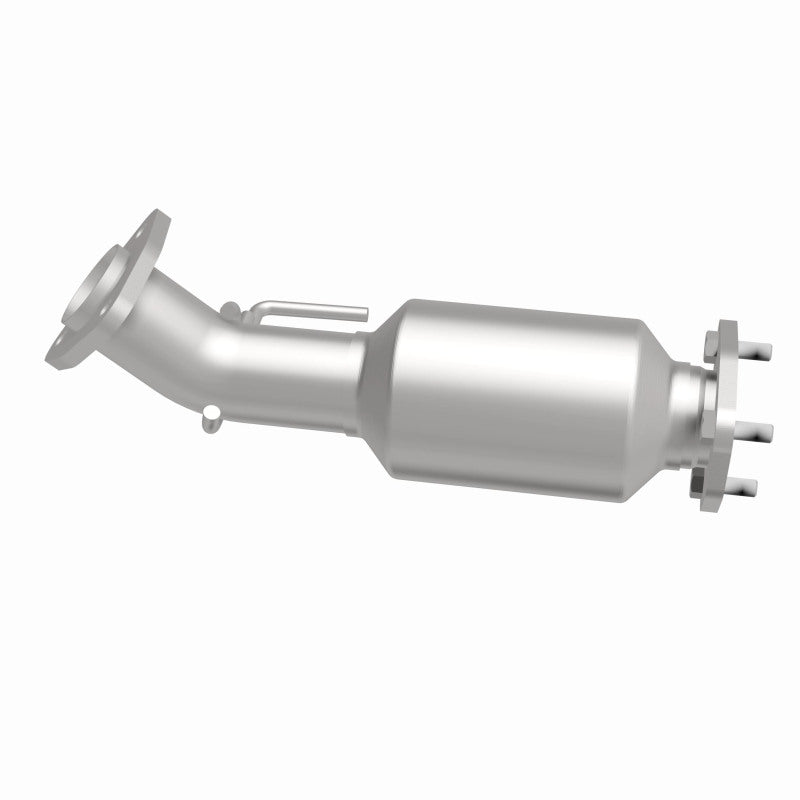 MagnaFlow 5571452 carb direct-fit catalytic converter, side view of the turntable spin