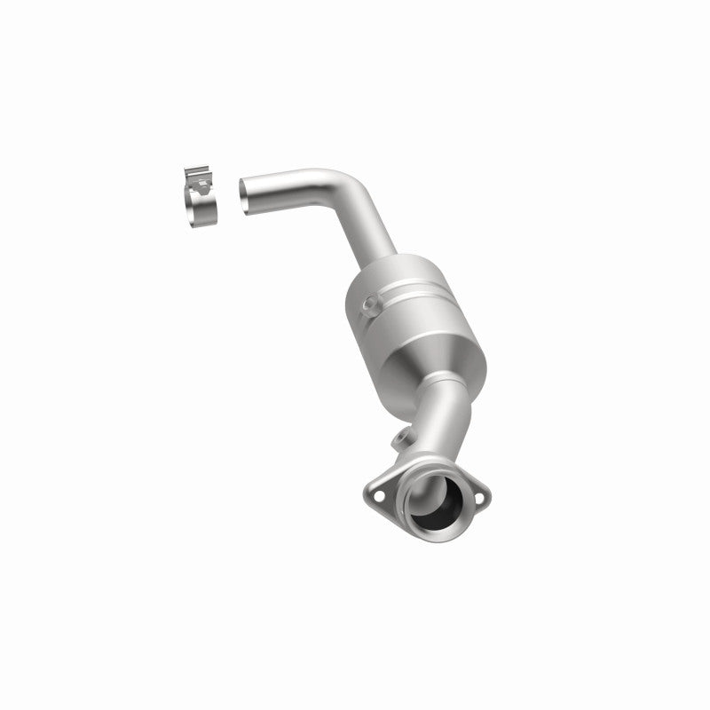 MagnaFlow 5551157 carb direct-fit catalytic converter, opposite side view of the turntable spin