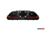 Back of the C257 bumperette delete with mounting tabs - Carbon Bumperette Delete for the 2019-2023 CLS-Class