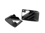 A back view of AUTOTECKNIC DRY CARBON CORSA FRONT AIR INLET TRIM SET - BMW G87 M2 2023+ with white background