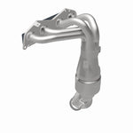 MagnaFlow 5582267 carb manifold converter, rear view of the turntable spin