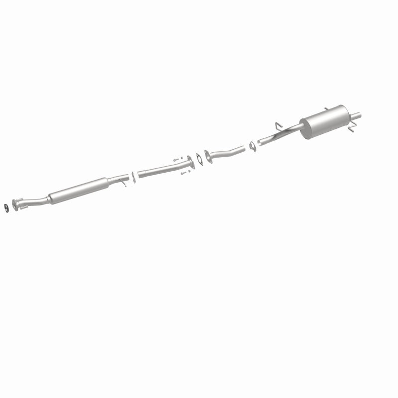 BRExhaust 106-0093 direct-fit exhaust kit, front three-quarter view of the turntable spin
