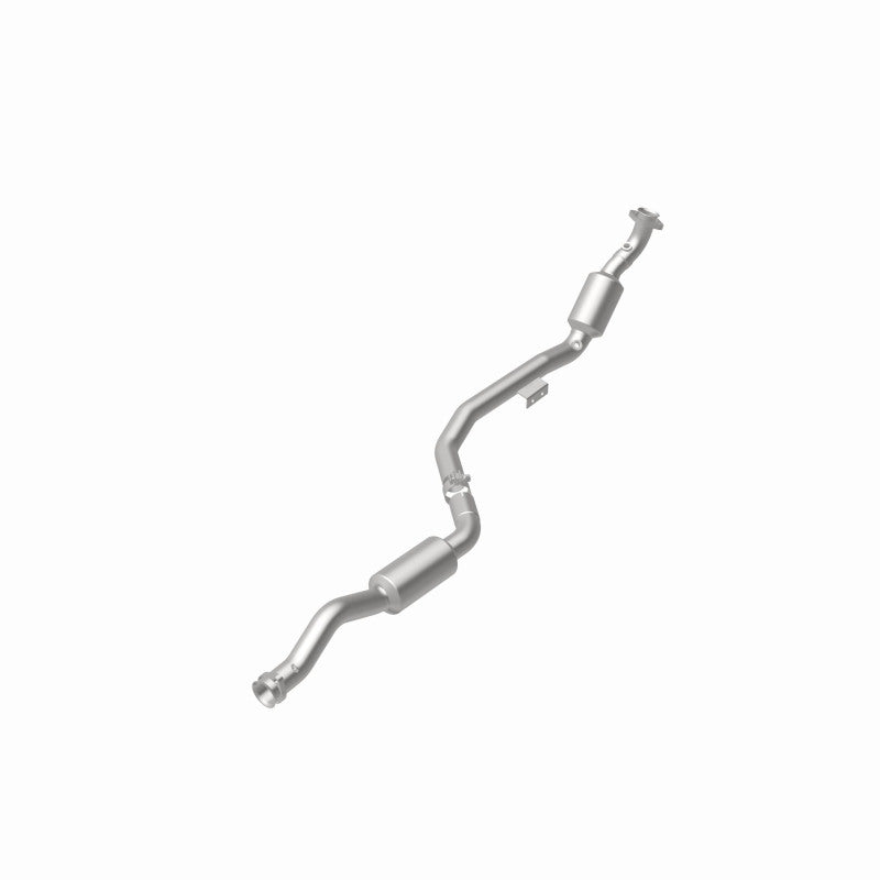 MagnaFlow 551639 carb direct-fit catalytic converter, rear view of the turntable spin