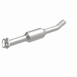 MagnaFlow 4481597 carb direct-fit catalytic converter, front three-quarter view of the turntable spin