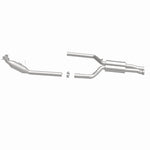 MagnaFlow 52996 oem grade direct-fit catalytic converter, side view of the turntable spin